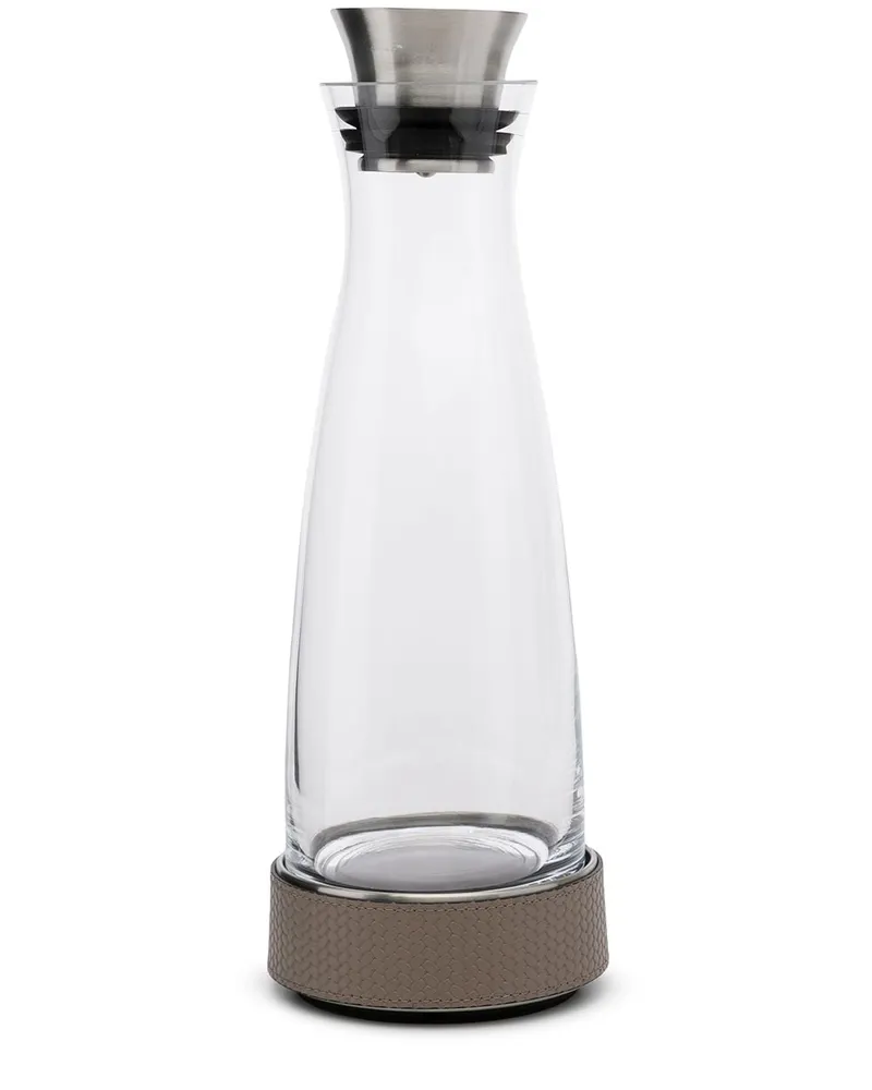 Pinetti Wasserflasche mit Lederhalter - Nude Nude