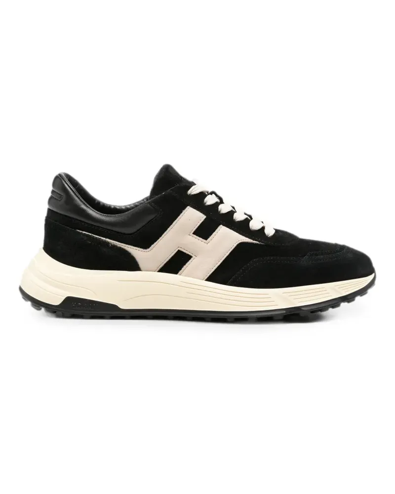 Hogan Hyperlight panelled logo-patch sneakers - Blau Blau
