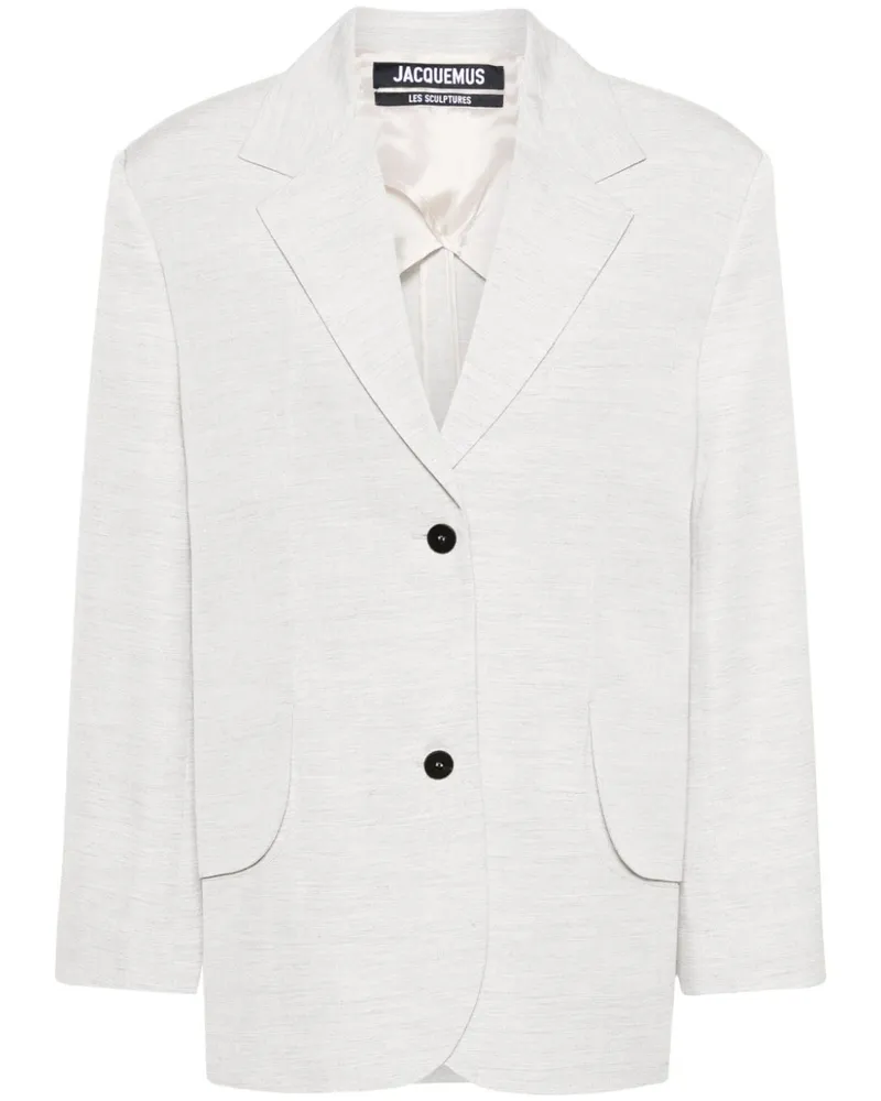 Jacquemus La Veste Titolo Blazer Grau