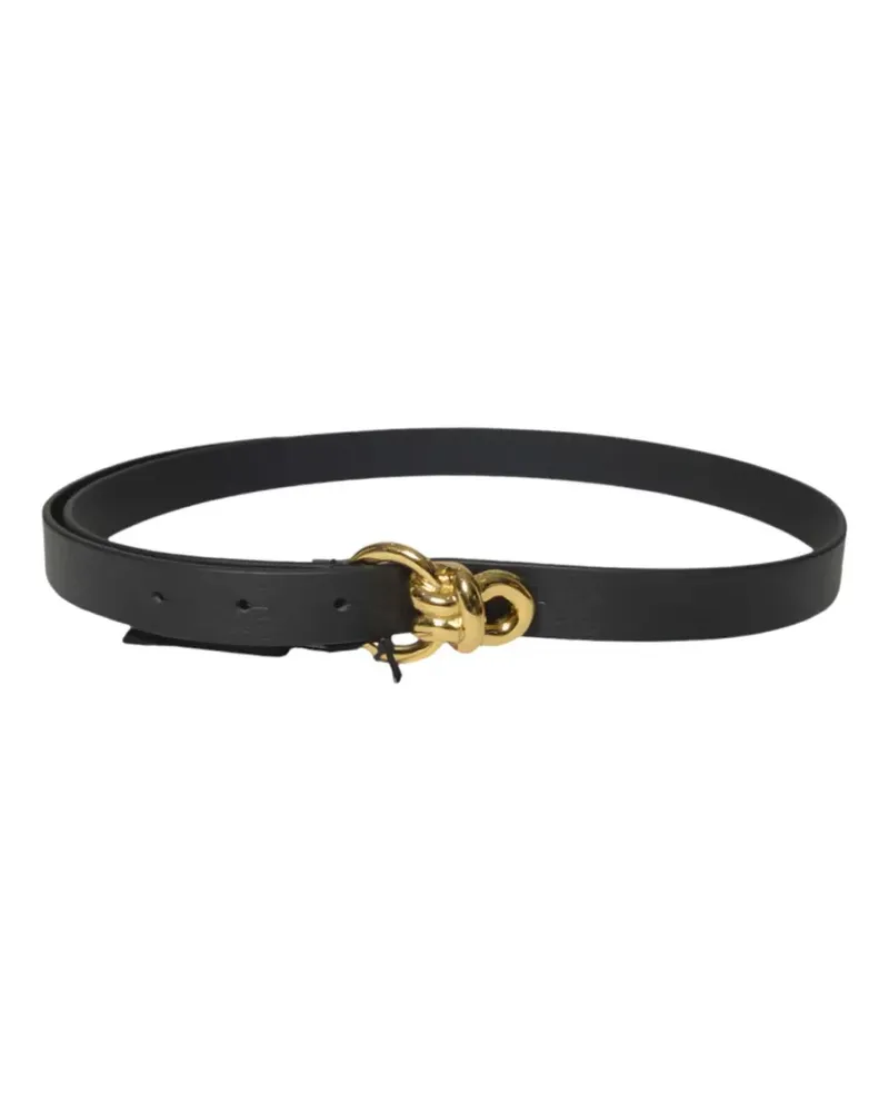 Tagliatore knot detail belt - Schwarz Schwarz