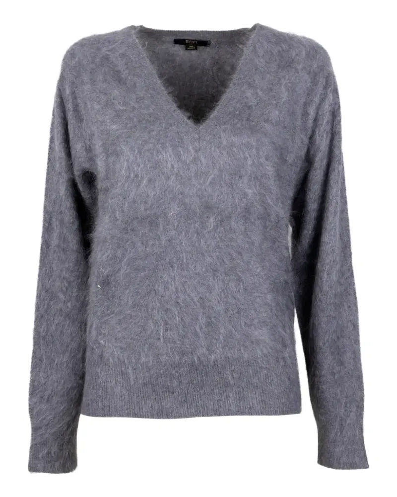 Seventy Pullover mit V-Ausschnitt - Grau Grau