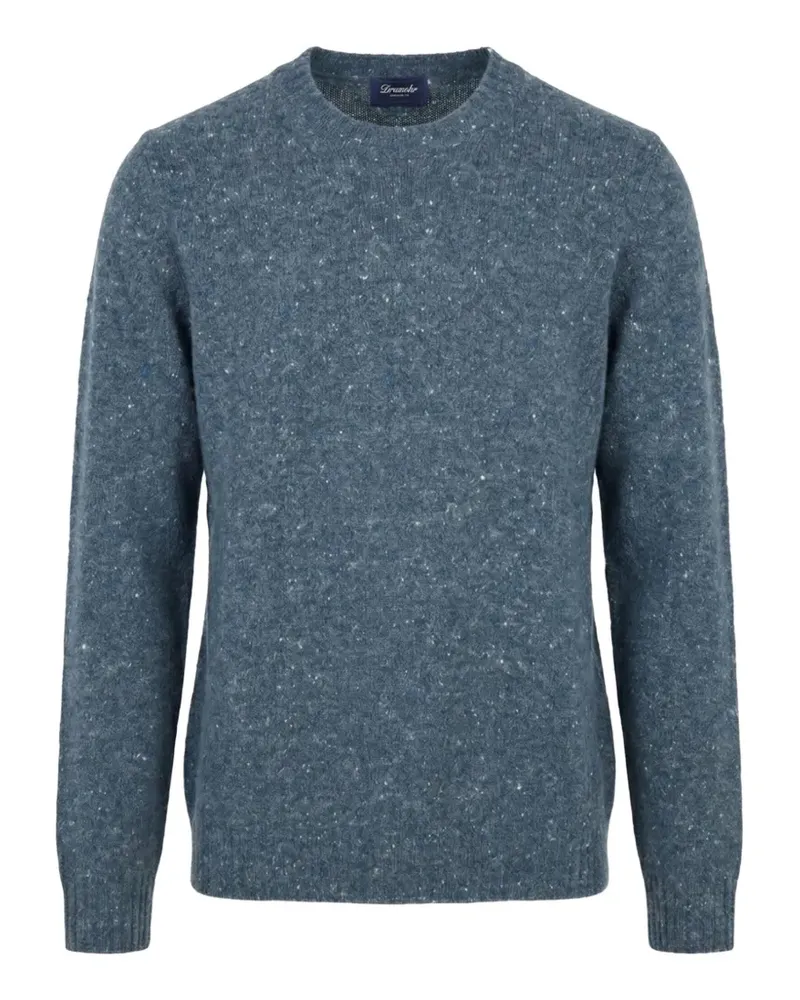 Drumohr  flecked-knit wool sweater - Blau Blau