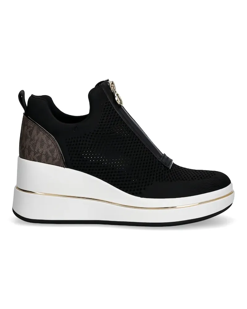 Michael Kors Emmy zip slip-on sneakers - Schwarz Schwarz
