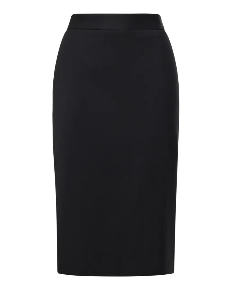 ANDAMANE side-slit pencil skirt - Schwarz Schwarz