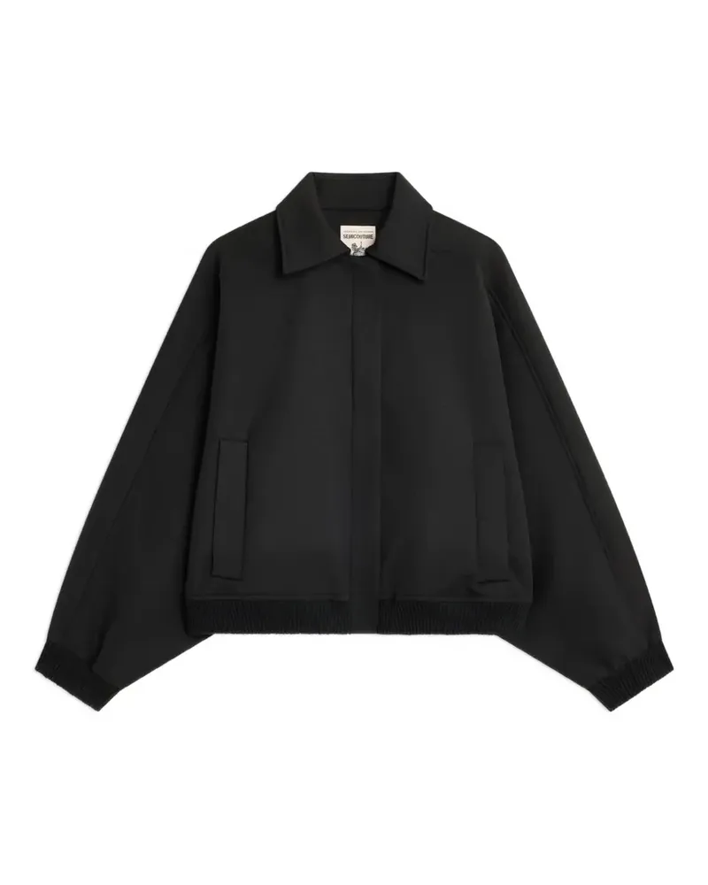 Semicouture Renie concealed-fastening bomber jacket - Schwarz Schwarz