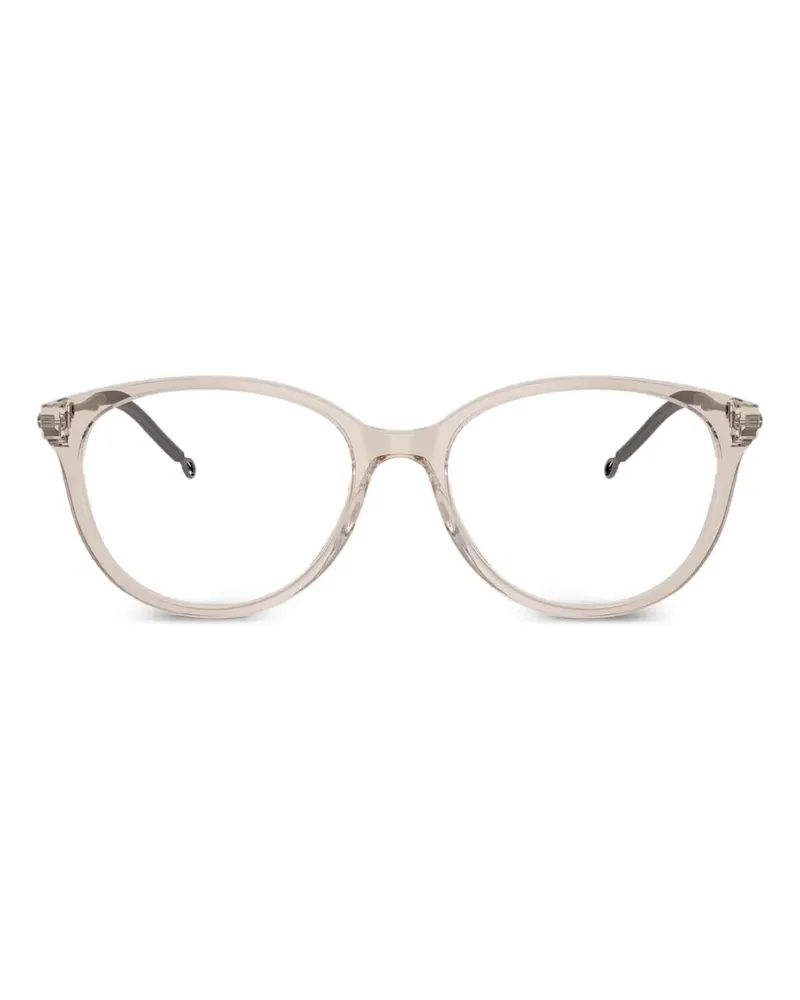 Diesel Brille mit Cat-Eye-Gestell - Nude Nude