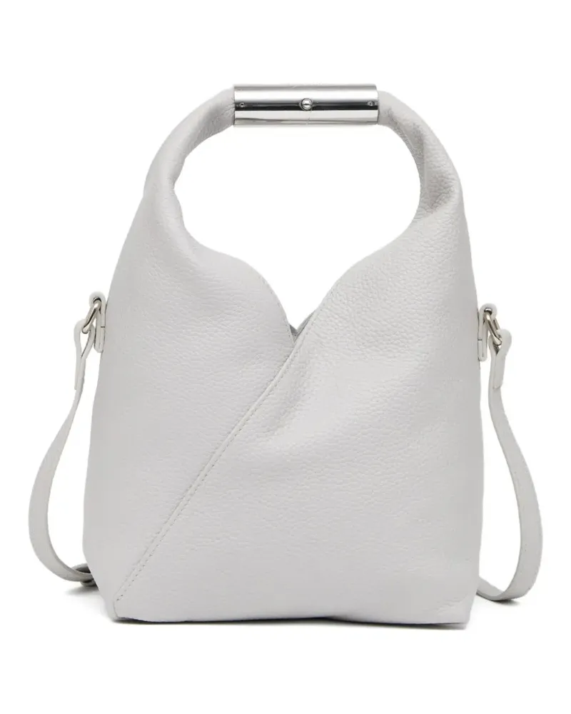 Maison Margiela Kleiner Tote Bag mit Logo aus einer Naht - Grau Grau