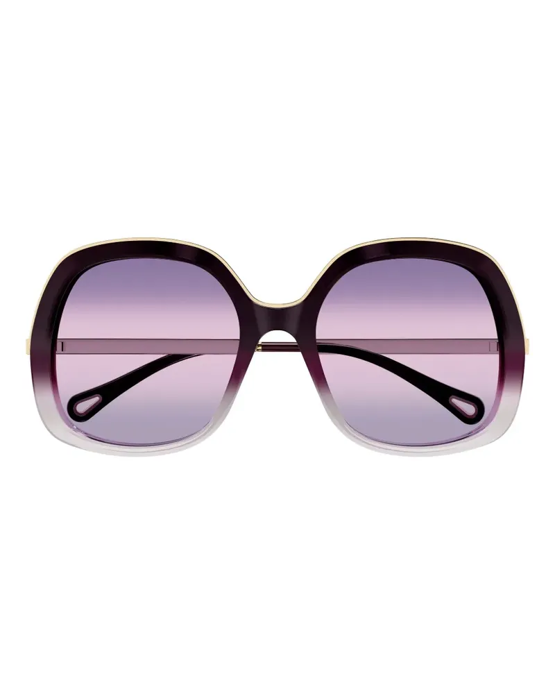 Chloé Sonnenbrille mit rundem Gestell - Violett Violett