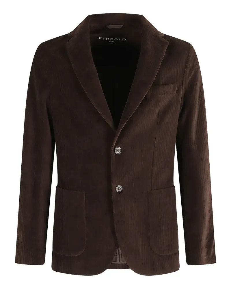 CIRCOLO 1901 Blazer aus Cord mit zwei Knöpfen - Braun Braun