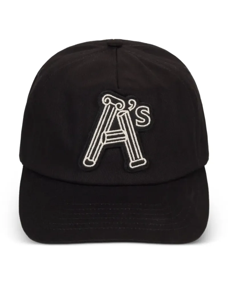 Aries Column A embroidered cap - Schwarz Schwarz