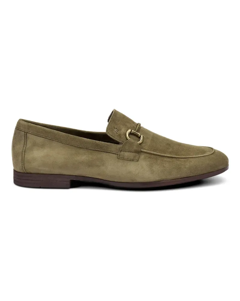 FRAU clasp-detail suede loafers - Grün Grün