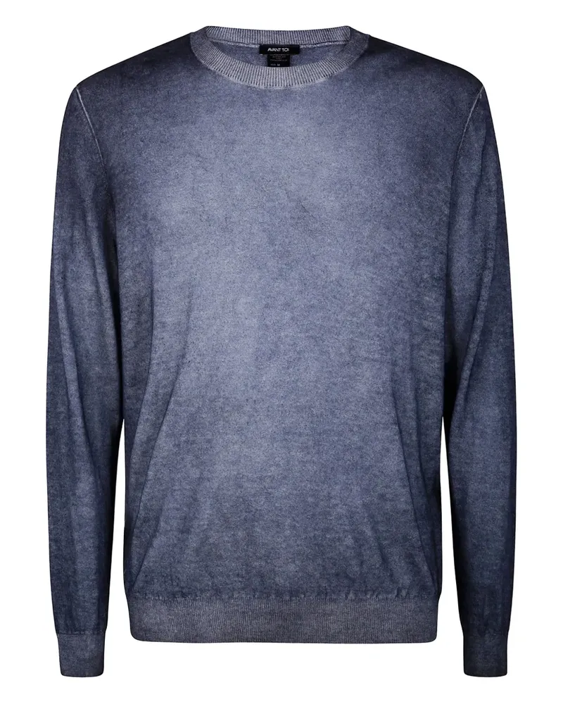 Avant Toi Pullover mit rundem Ausschnitt - Blau Blau