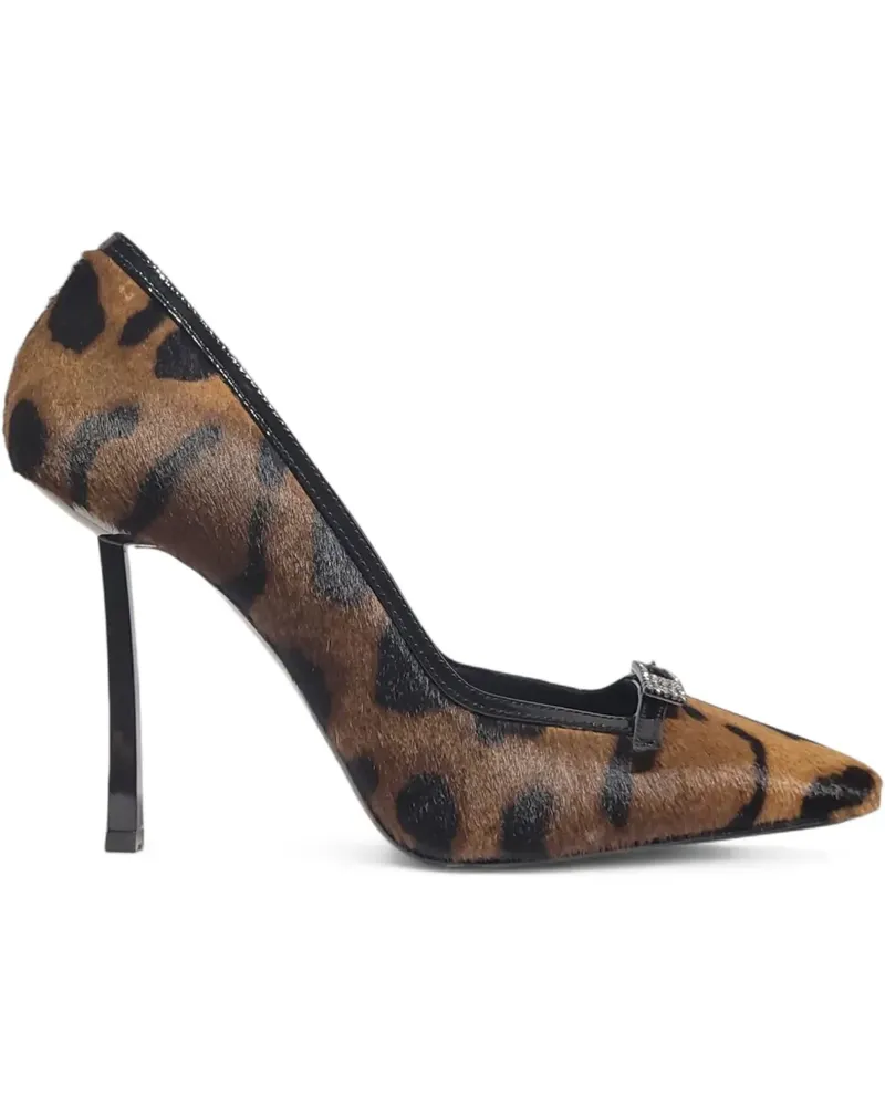 Le Silla Pumps mit Leoparden-Print - Nude Nude