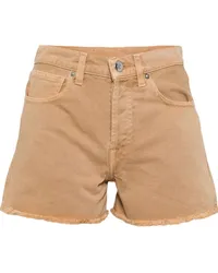 Joshua Sanders Jeans-Shorts mit Smileys Braun