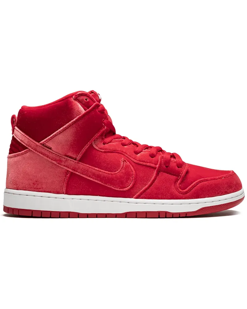 Nike Dunk High Premium SB' Sneakers - Rot Rot