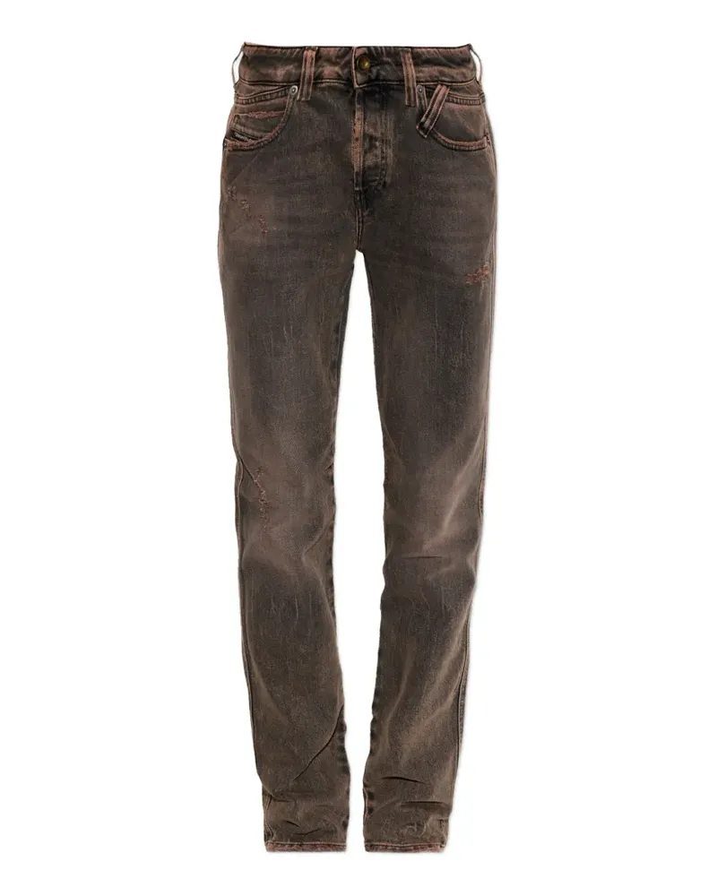 Diesel 1992 D-Jiann-RS Jeans im Distressed-Look - Grau Grau