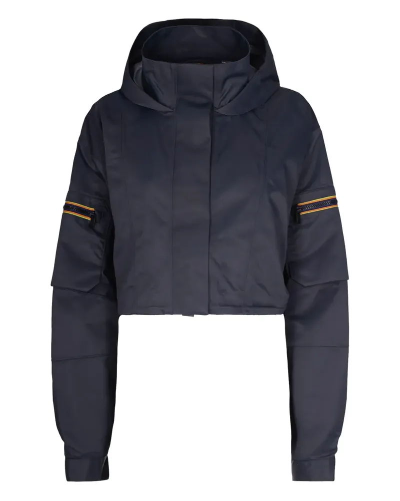K-Way hooded zip jacket - Blau Blau