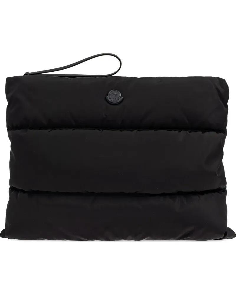 Moncler Gefütterte Clutch - Schwarz Schwarz