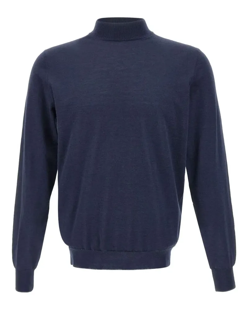 Filippo de Laurentiis Pullover mit Stehkragen - Blau Blau