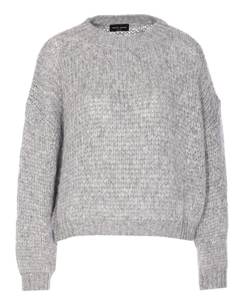 Roberto Collina Pullover mit Rundhalsausschnitt - Grau Grau