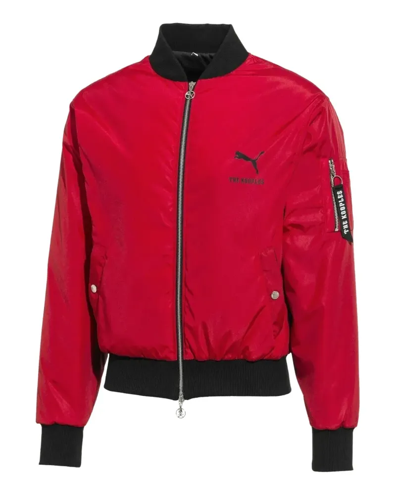 Puma Bomberjacke mit Reißverschluss - Rot Rot