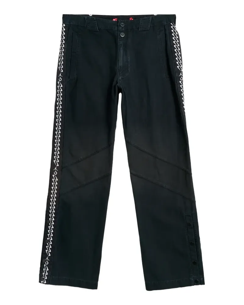 Jordan x Nomarhythm panelled trousers - Schwarz Schwarz