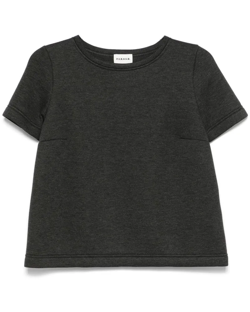 P.A.R.O.S.H. P.A.R.O H. T-Shirt aus Scuba-Jersey - Grau Grau
