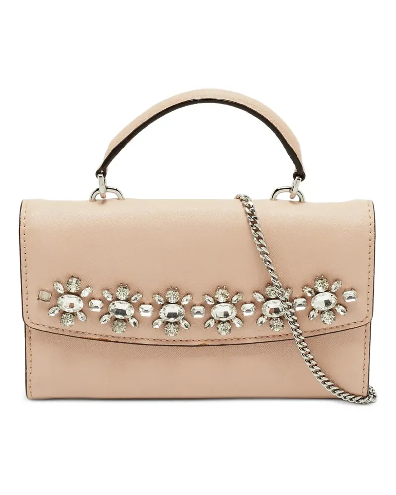 Michael Kors Ava Umhängetasche mit Kristallen - Nude Nude