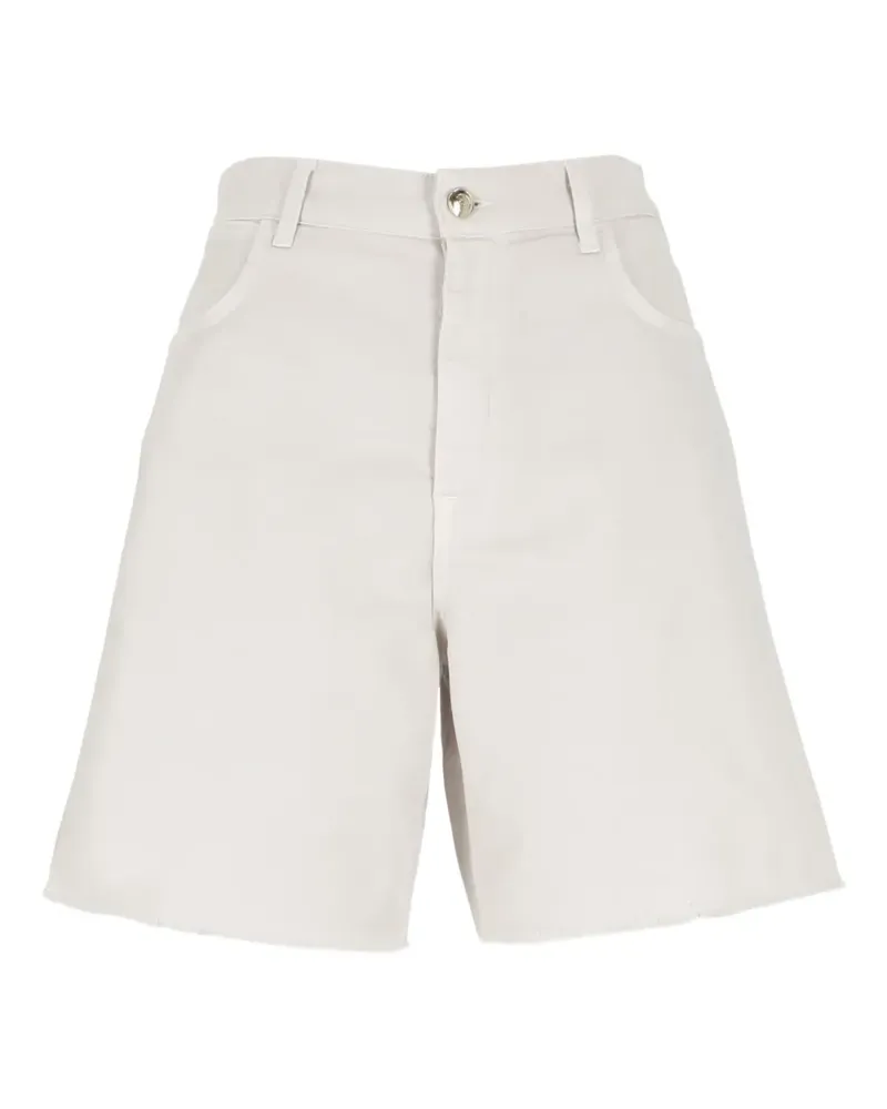 Fay Ausgefranste Five-Pocket-Shorts - Nude Nude