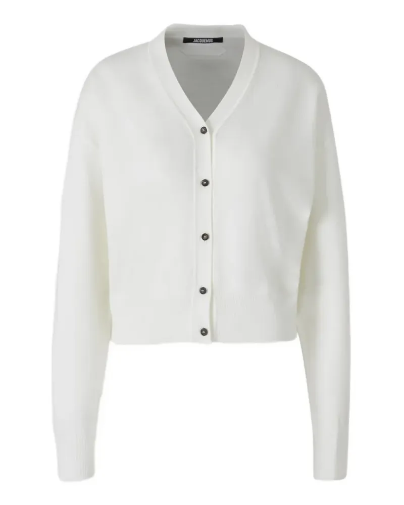 Jacquemus V-neck cardigan - Weiß Weiß