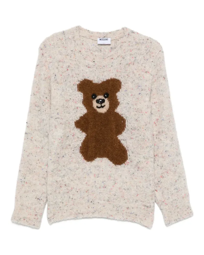 Moschino Teddy Bear wool sweater - Nude Nude