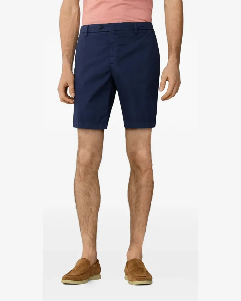 Hackett Schmale Kensington Chino-Shorts - Blau Blau
