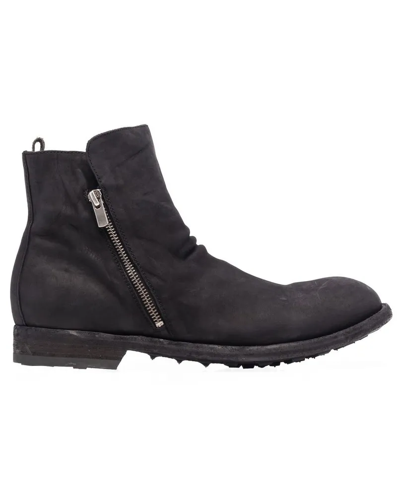 Officine Creative Italia Arbus Stiefel mit Reißverschluss - Schwarz Schwarz