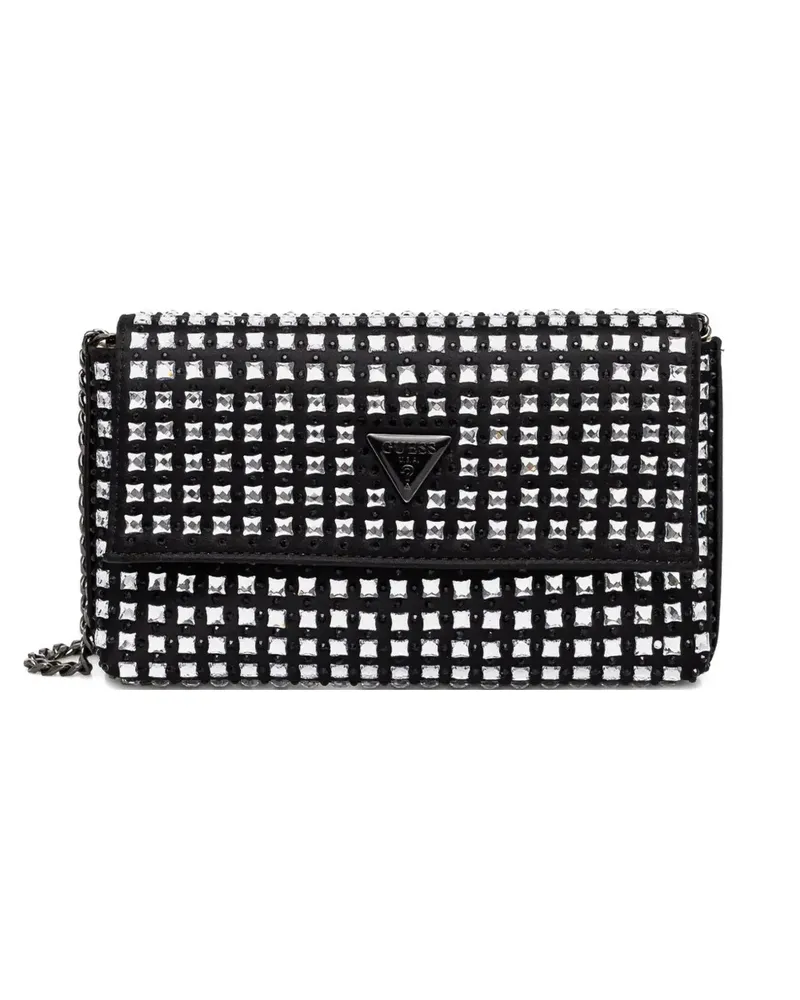 Guess Schultertasche mit Nieten - Schwarz Schwarz