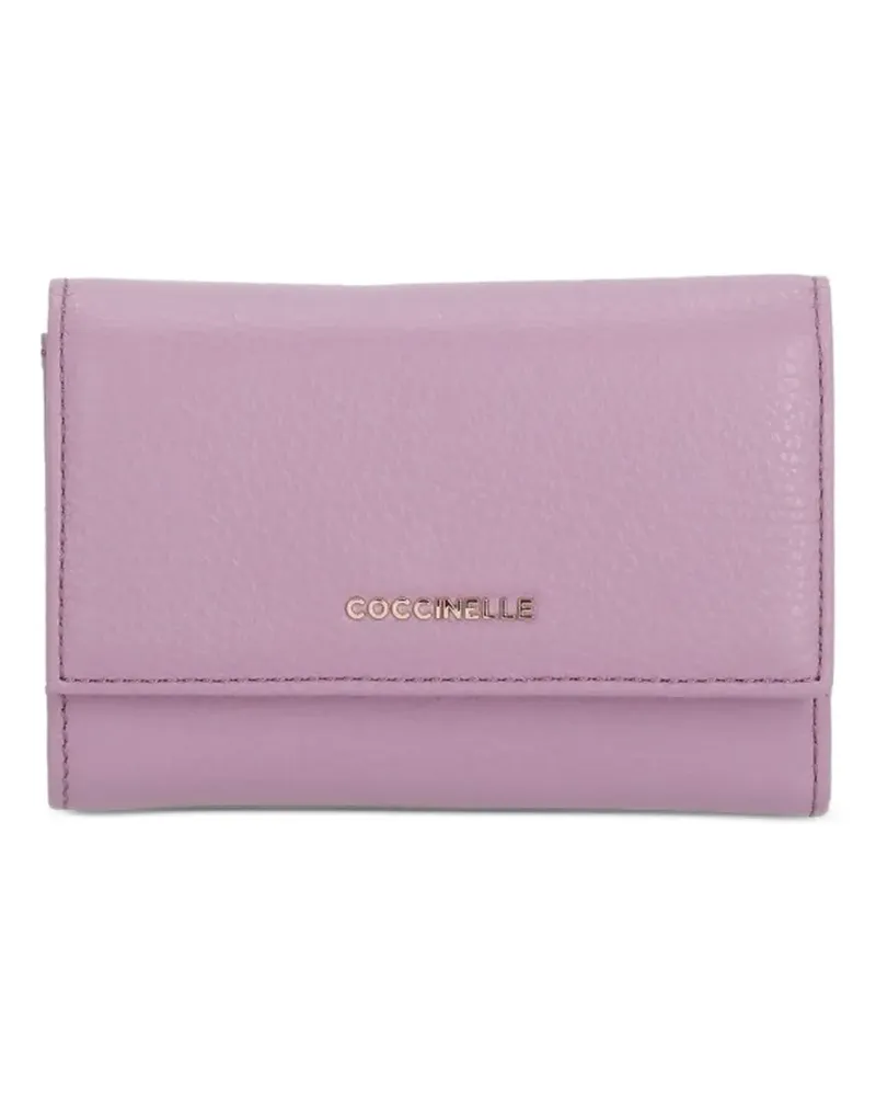 Coccinelle logo-lettering wallet - Violett Violett