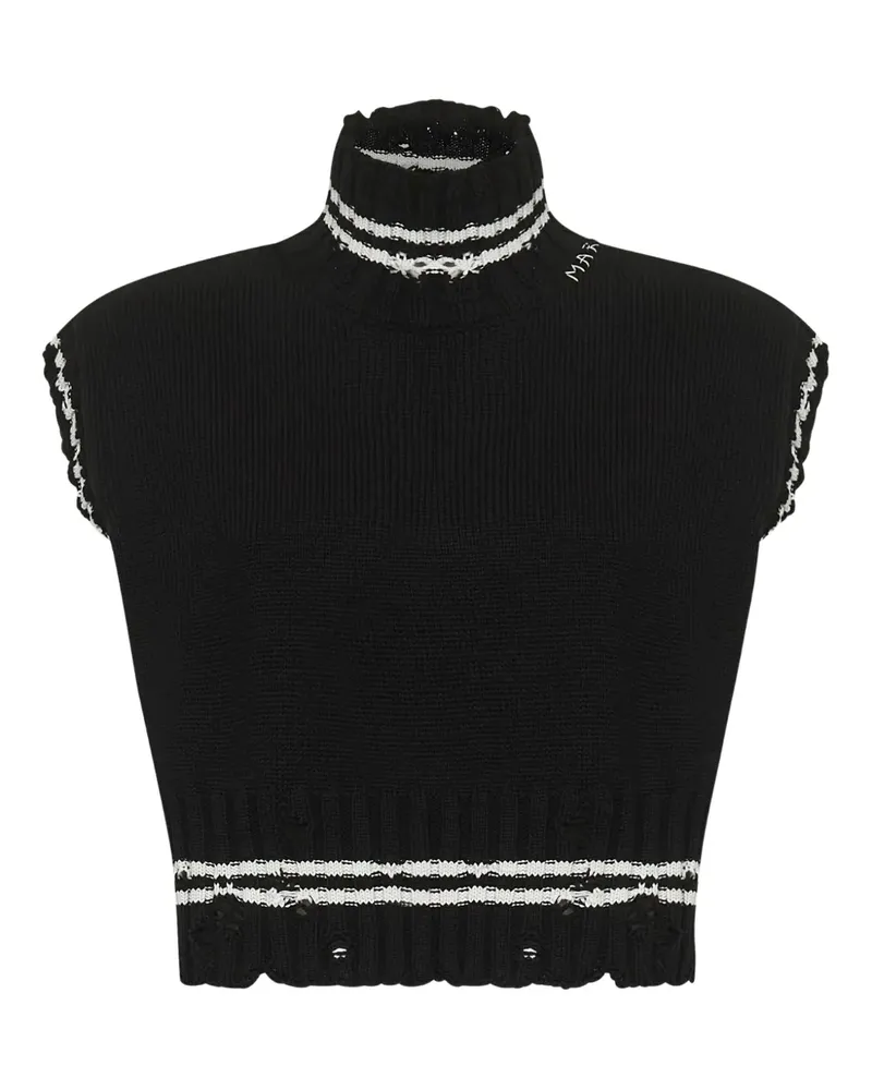 Marni Top mit Stehkragen - Blau Blau