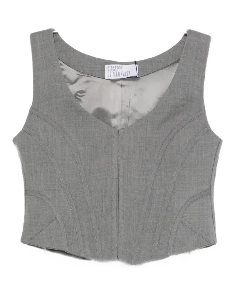 Giuseppe di Morabito paneled top - Grau Grau