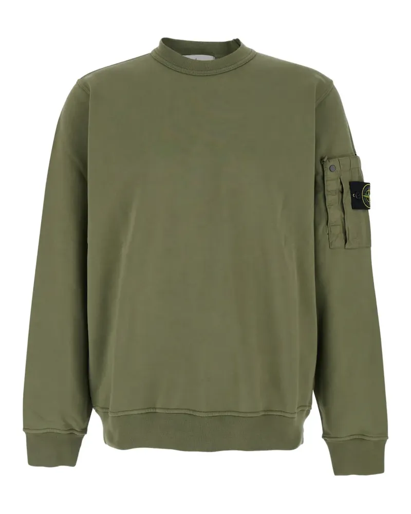 Stone Island patch-pocket sweatshirt - Grün Grün