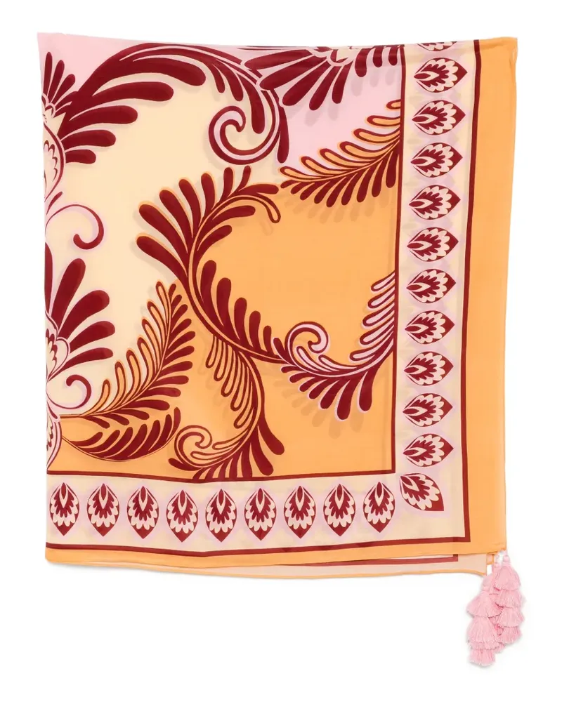 FARM Rio Arabesc Sarong - Orange Orange