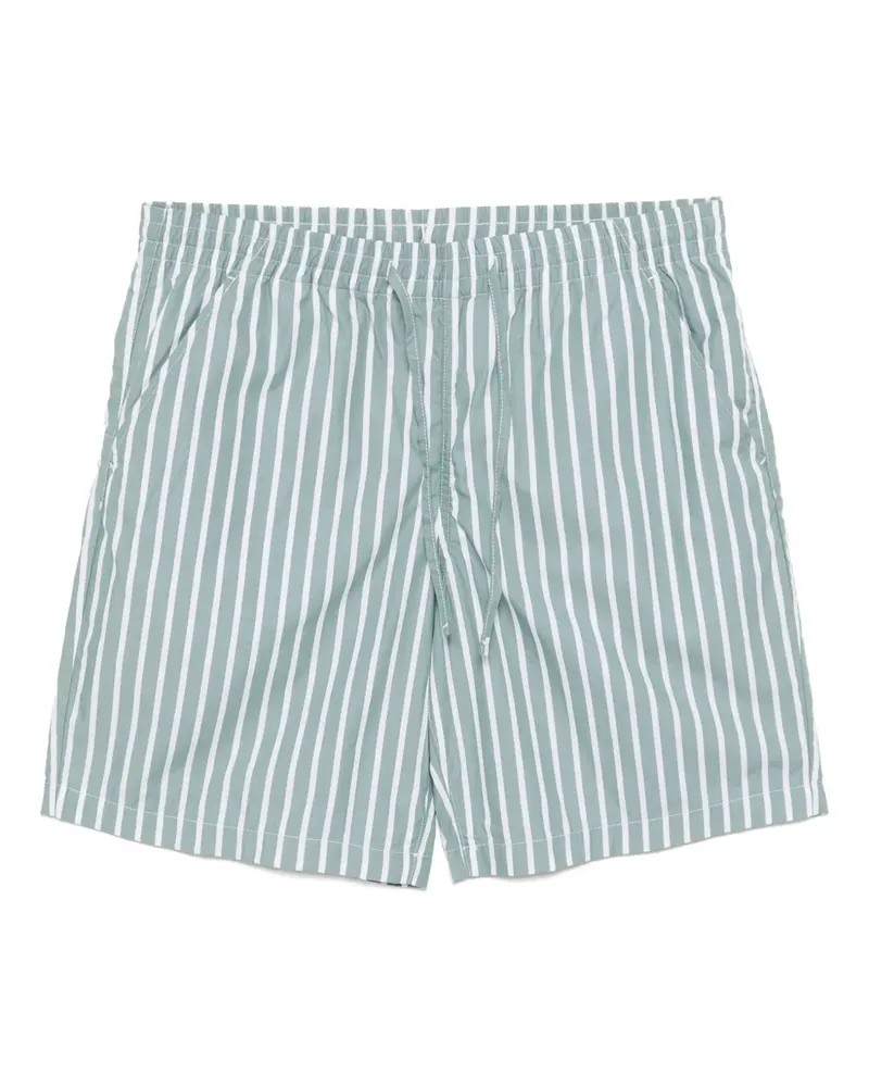 Lacoste Gestreifte Shorts - Blau Blau