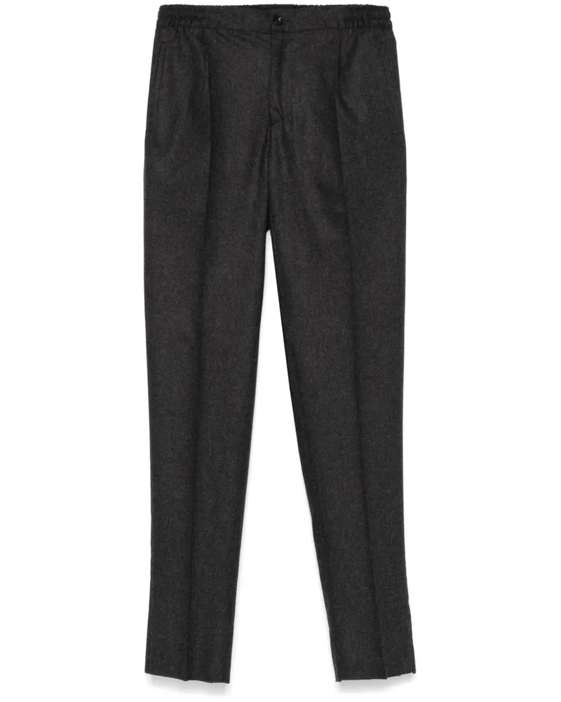 Kiton Hose mit Tapered-Bein - Grau Grau