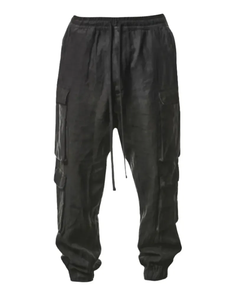 THOM KROM drawstring cargo pants - Schwarz Schwarz