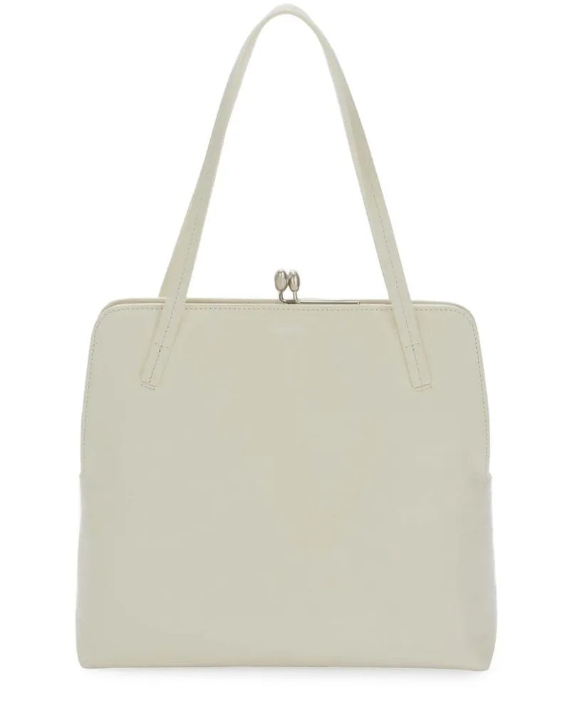 Jil Sander Goji Handtasche - Weiß Weiß