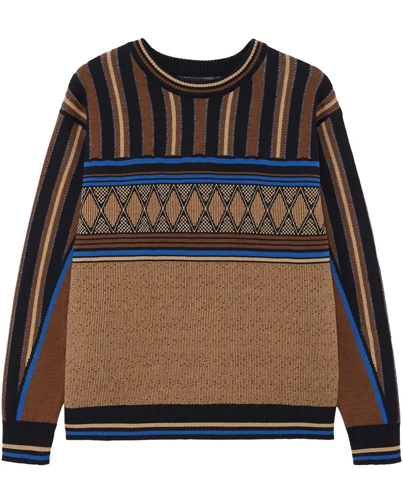 AHLUWALIA Kuti Pullover - Braun Braun