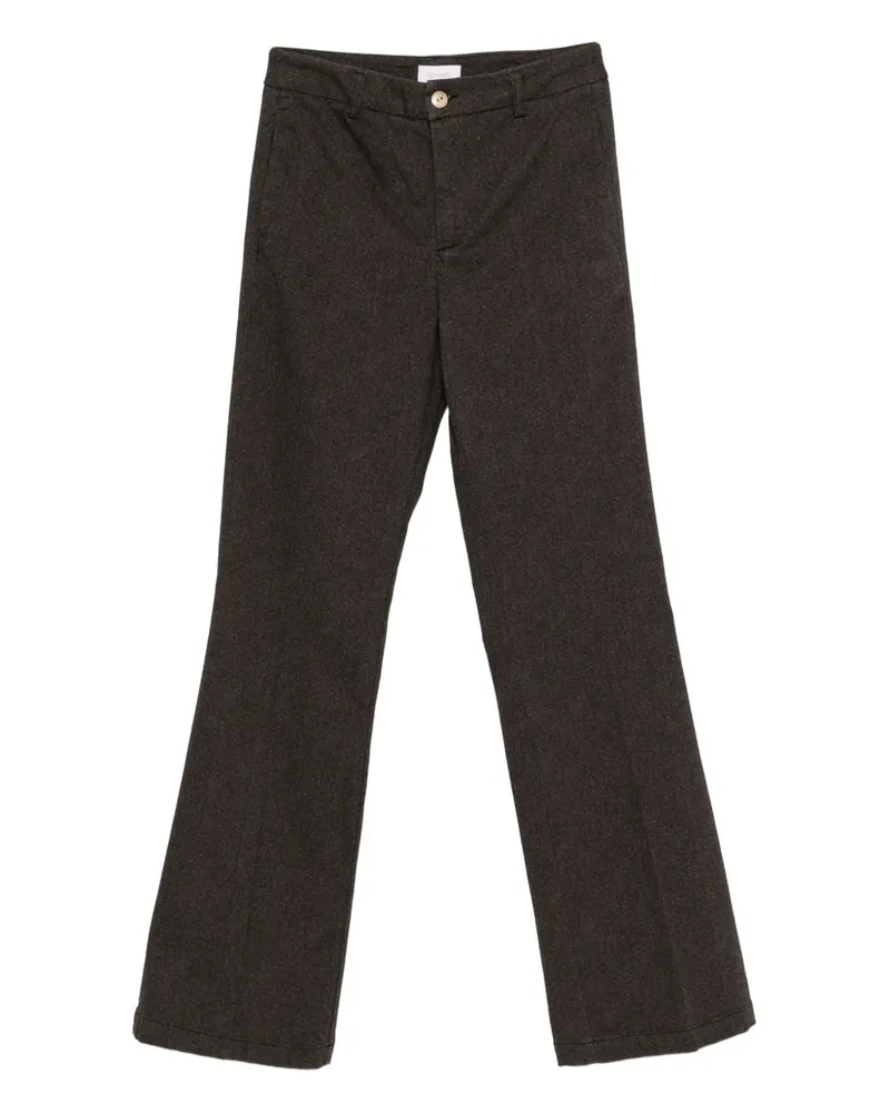 40Weft Ausgestellte Hose - Braun Braun