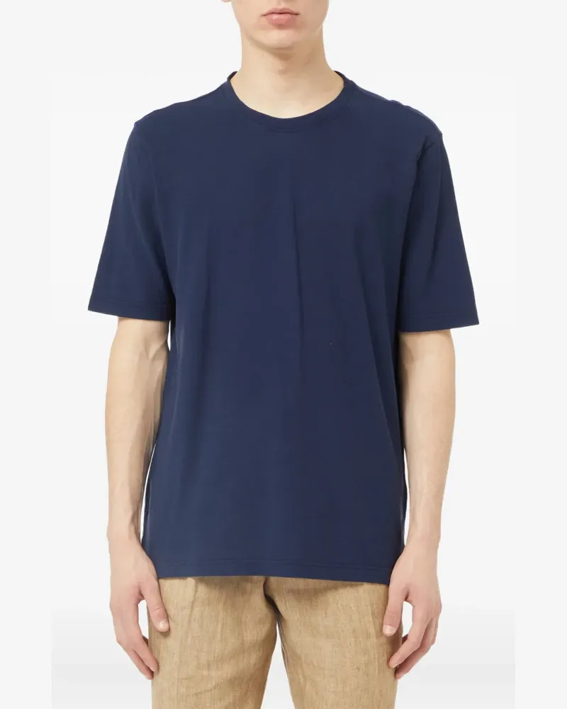 Gran Sasso T-Shirt mit Rundhalsausschnitt - Blau Blau