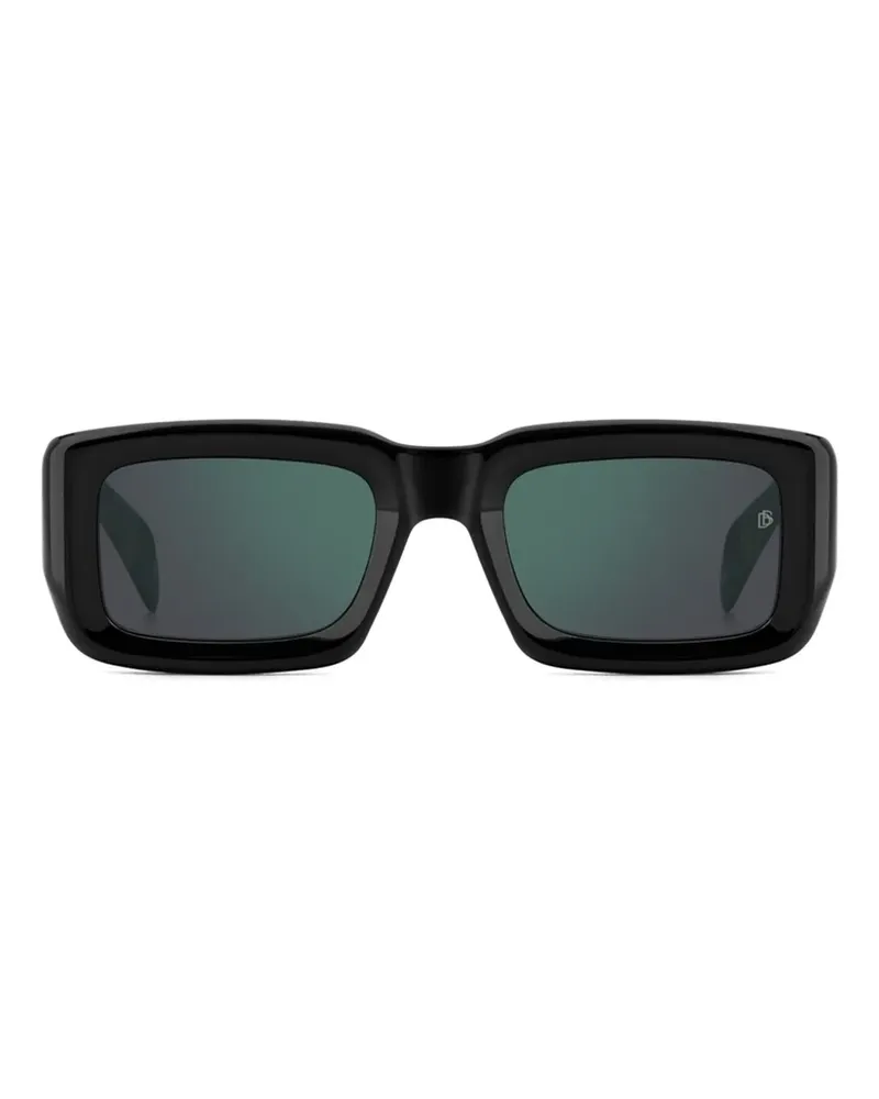 EYEWEAR by DAVID BECKHAM Sonnenbrille mit eckigem Gestell - Schwarz Schwarz
