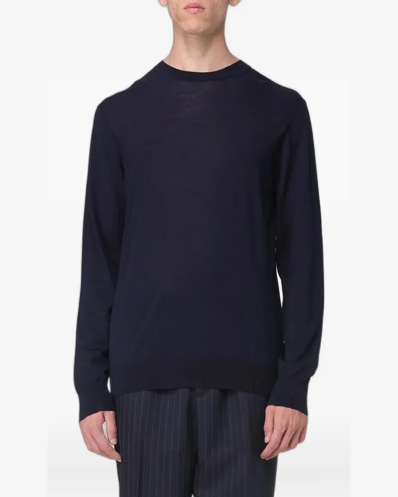 Golden Goose star-patch wool sweater - Blau Blau