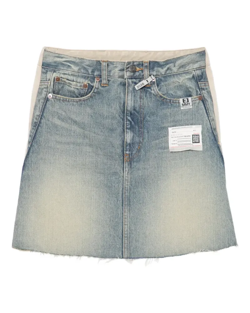 MIHARAYASUHIRO Hosenrock mit Logo-Patch - Blau Blau