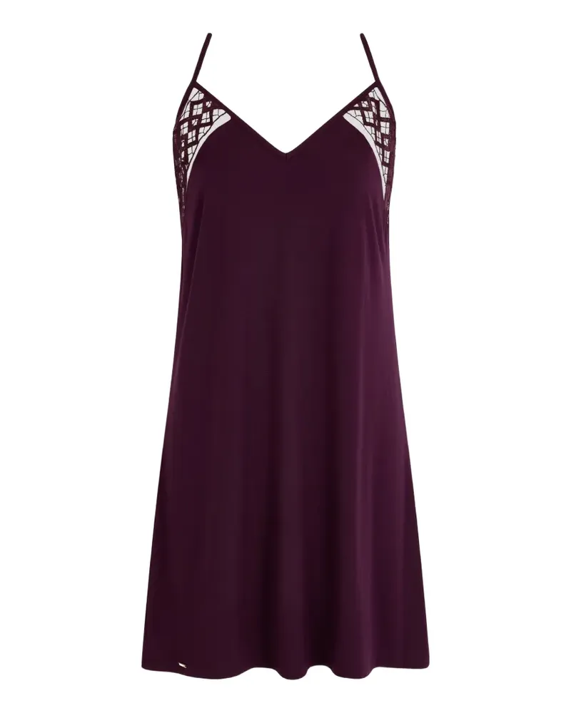 Aubade Sweet Obsession Nachthemd mit Stickerei - Violett Violett